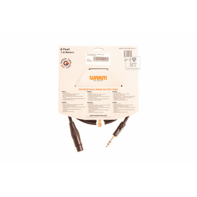 Мікрофонний кабель Warm Audio Pro-XLRf-TRSm-6&#039; 1.8 m (231556)