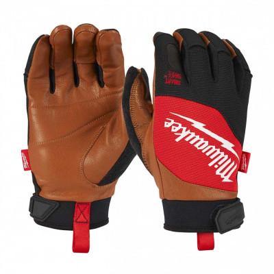 Захисні рукавиці Milwaukee с кожаными вставками, 10/XL (4932471914)