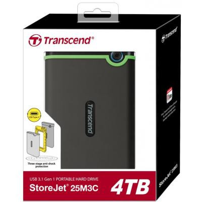 Зовнішній жорсткий диск 2.5&quot; 4TB Transcend (TS4TSJ25M3C)