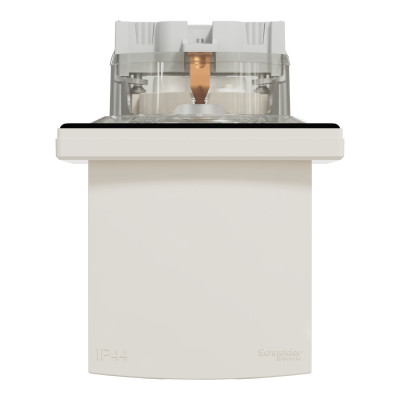 Розетка Schneider Electric ASFORA з кришкою IP44, крем (EPH3100323)