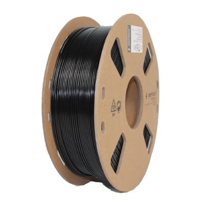Пластик для 3D-принтера Gembird PETG, 1.75 мм, black, 1 кг (3DP-PETG1.75-01-BK)