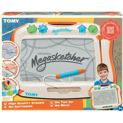 Набір для творчості Megasketcher дошка магнітна для малювання, біло-помаранчеви (T6555)