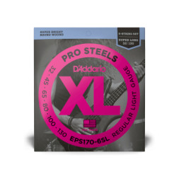 Струни для гітари D'Addario ProSteels Bass Light 6-String (32-130) (EPS170-6SL)