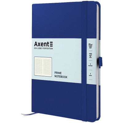 Книга записна Axent Partner Prime 145x210 мм 96 аркушів, клітинка синя (8305-38-A)