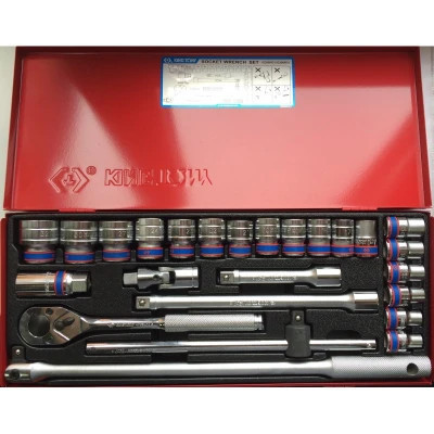 Набір інструментів KING TONY 1/2&quot; 24 шт 12-тигранних з принаддям (4226MR01)