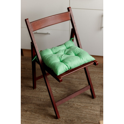 Подушка на стілець Прованс Фібра зелена 40х40 см (4823093446991)