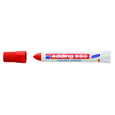 Маркер Edding Спеціальний промисловий маркер-паста Industry Painter 950 10 мм Червоний (e-950/02)