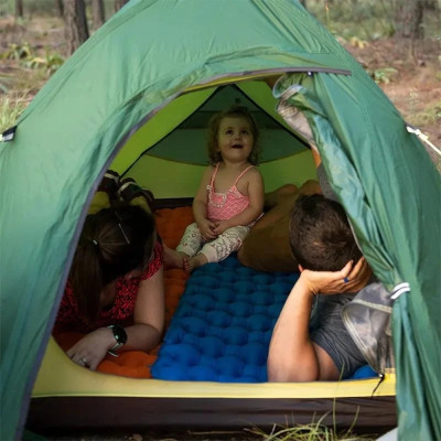 Туристичний килимок Naturehike надувний FC-10 NH19Z032-P 65 мм помаранчевий (6976023922541)