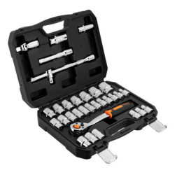Набір головок Neo Tools 32шт, 1/2&quot;, CrV, кейс (10-038)