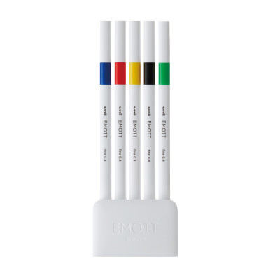 Лайнер UNI набір Emott Vivid Color 0.4 мм 5 кольорів (PEM-SY/5C.01VC)