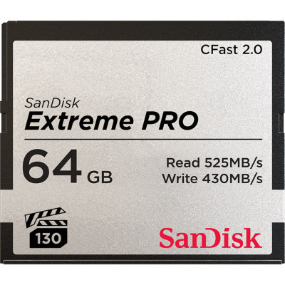 Карта пам&#039;яті SanDisk 64GB CFast 2.0 Extreme Pro (SDCFSP-256G-G46D)