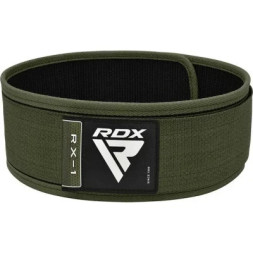 Атлетичний пояс RDX RX1 Weight Lifting Belt Army Green S (WBS-RX1AG-S)