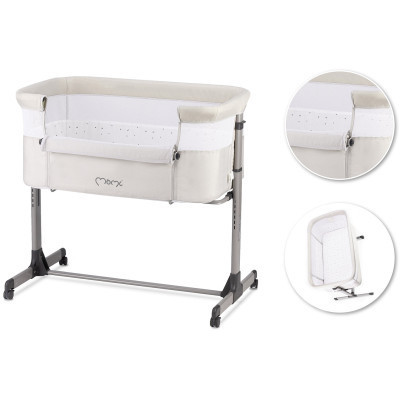 Ліжечко MoMi Revo Light grey (LOZE00022)