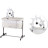 Ліжечко MoMi Revo Light grey (LOZE00022)