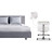 Ліжечко MoMi Revo Light grey (LOZE00022)