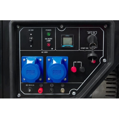 Генератор Enersol дизельний, 1-ф, 10 kW, двигун ES-110F, 3000 об/хв, вага 170 кг (SKD-10EBA)