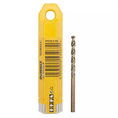 Свердло DeWALT EXTREME INDUSTRIAL COBALT HSS-CO, 4,8 х 86 х 46 мм, 10 шт (DT4928)