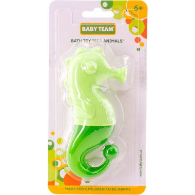 Іграшка для ванної Baby Team Морський коник Зелений (9019)