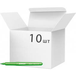 Маркер Stanger текстовий, 1-3 мм зелений 10 шт (MARKER-TXT-ST-PENG10)