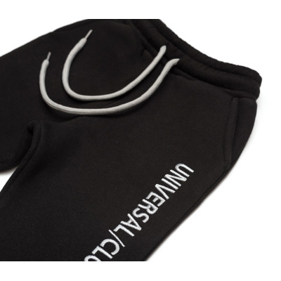 Штани дитячі Cloise спортивні на флісі (CL0155004-140B-black)