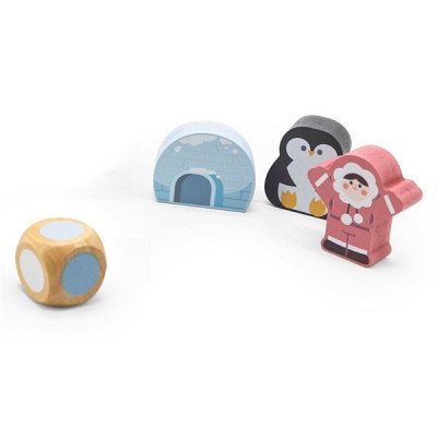 Розвиваюча іграшка Viga Toys Дерев&#039;яна гра-балансир PolarB Арктика (44234)