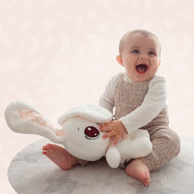 М&#039;яка іграшка Peekapets Білий кролик (906785)