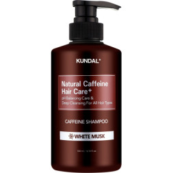 Шампунь Kundal Natural Caffeine &amp; Intensive Scalp Care Shampoo White Musk 500 мл (8809568745765)