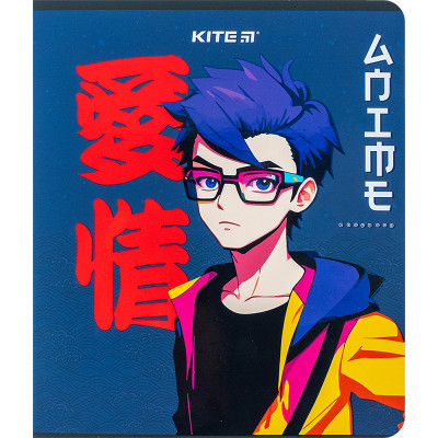 Зошит Kite Anime 24 аркушів, клітинка (K24-238)