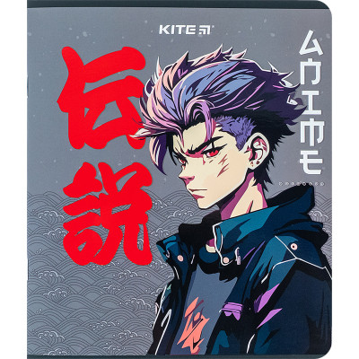 Зошит Kite Anime 24 аркушів, клітинка (K24-238)
