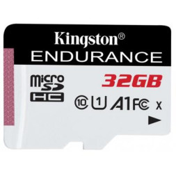 Карта пам'яті Kingston 32GB microSD class 10 UHS-I U1 A1 High Endurance (SDCE/32GB)
