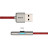 Дата кабель USB 3.1 AM to Lightning 2.0m CAL7C 1.5A 90 Red Baseus (CAL7C-B09)