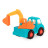 Машина Battat Баттатомобіль Екскаватор море-папайя (BX1725Z)