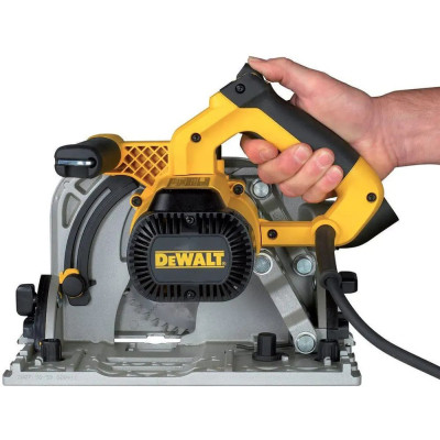 Дискова пила DeWALT занурювальна ручна, 1300 Вт, диск 165х20 мм, 5.0 кг, кейс TSTAK (DWS520KT)
