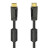 Кабель мультимедійний HDMI to HDMI 10.0m 4K Ethernet Gold Black Hama (00205009)