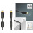 Кабель мультимедійний HDMI to HDMI 10.0m 4K Ethernet Gold Black Hama (00205009)