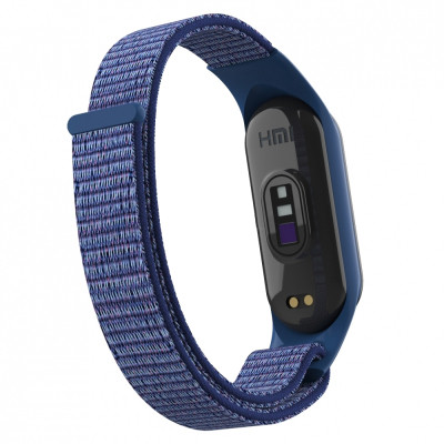 Ремінець до фітнес браслета Armorstandart нейлоновий для Xiaomi Mi Band 7/6/5/4 Blue (ARM67841)