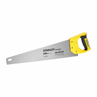 Ножівка Stanley SHARPCUT із загартованими зубами, L=500мм, 7 tpi (STHT20367-1)