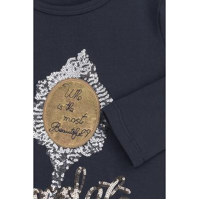 Плаття дитяче Breeze з мереживною спідницею &quot;Chocolate&quot; (9637-92G-blue)