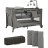 Дитячий манеж Kinderkraft с пеленатором Joy 2 Dark Grey (5902533925155)
