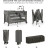 Дитячий манеж Kinderkraft с пеленатором Joy 2 Dark Grey (5902533925155)