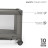 Дитячий манеж Kinderkraft с пеленатором Joy 2 Dark Grey (5902533925155)