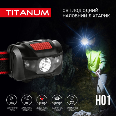 Ліхтар TITANUM 100Lm 6500K (TLF-H01)