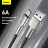 Дата кабель USB 2.0 AM to USB-C 1.0m Cafule Metal 66W black Baseus (CAKF000101)