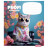 Зошит Школярик Girly things 12 аркушів коса лінія (012-3282L)