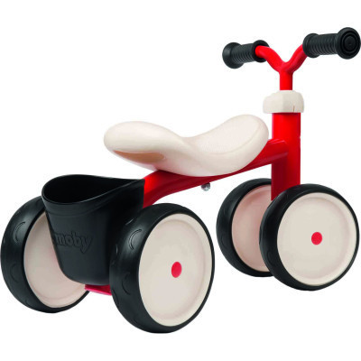 Біговел Smoby металевий, чотирьохколісний Червоний (721400)