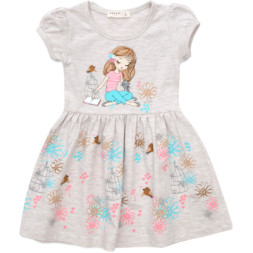 Плаття дитяче Breeze з дівчинкою (18369-98G-beige)