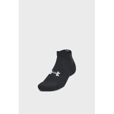 Шкарпетки Under Armour 1361574-003 Core Low Cut 3 пари чорний, сірий, білий MD (194513976683)
