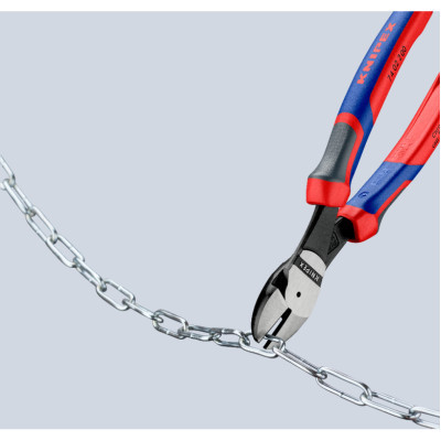 Кусачки KNIPEX бокові посилені 200мм (74 02 200)