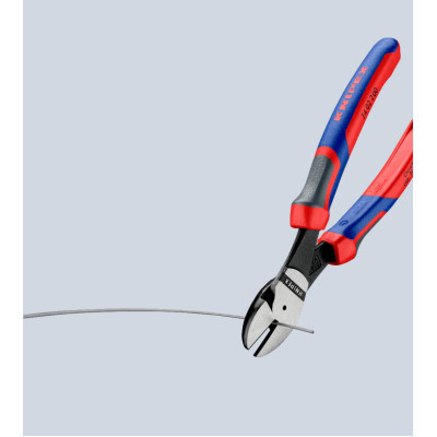 Кусачки KNIPEX бокові посилені 200мм (74 02 200)