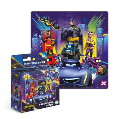 Пазл DoDo на 28 елементів Batwheels. Скликаю всіх бетмобілістів (200555)